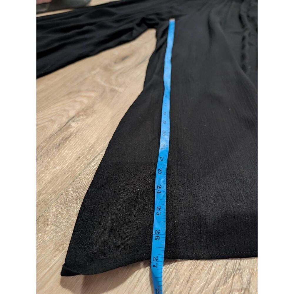 City Chic Jumpsuit Smocked Black Strapless Plus 16 16W Boho Gypsy Pockets - Picture 11 of 15